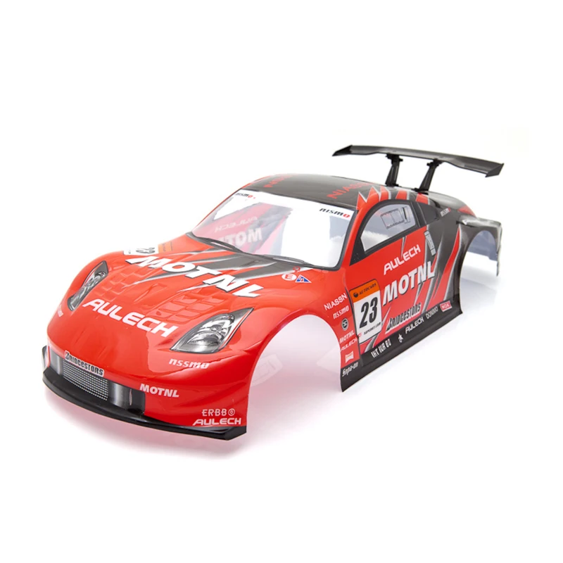 YUKALA rc parts PVC painted shell body 1/10 Radio Control Car Body Shell 190mm Red