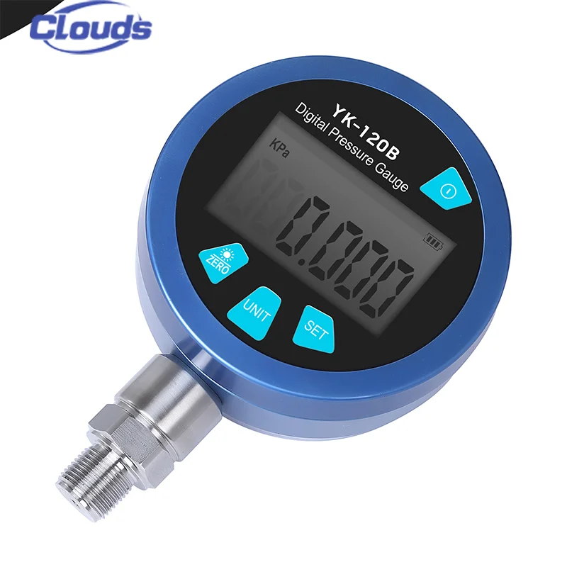 Clouds Manufacturer Pressure Gauge Air Flow 16Bar Fuel 250 Bar Digital Manometer