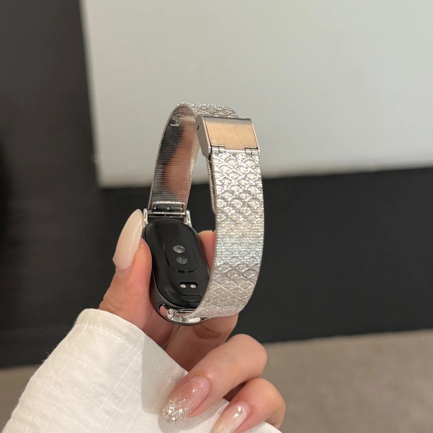 حزام فاخر من الفولاذ المقاوم للصدأ لساعة Xiaomi Band 10 8/9 Pro هدية للفتيات لساعة Redmi 4/5 العالمية 18/20/22 مللي متر
