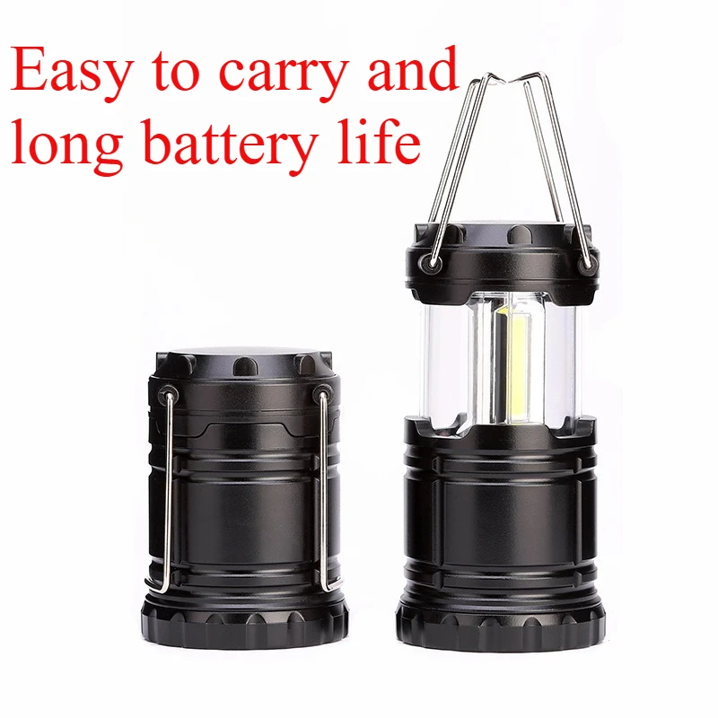 Multifunctional Portable Camp Lamp Battery Powered Emergency Lantern Lightweight Durable Camping Lantern Outdoor & Indoor Use