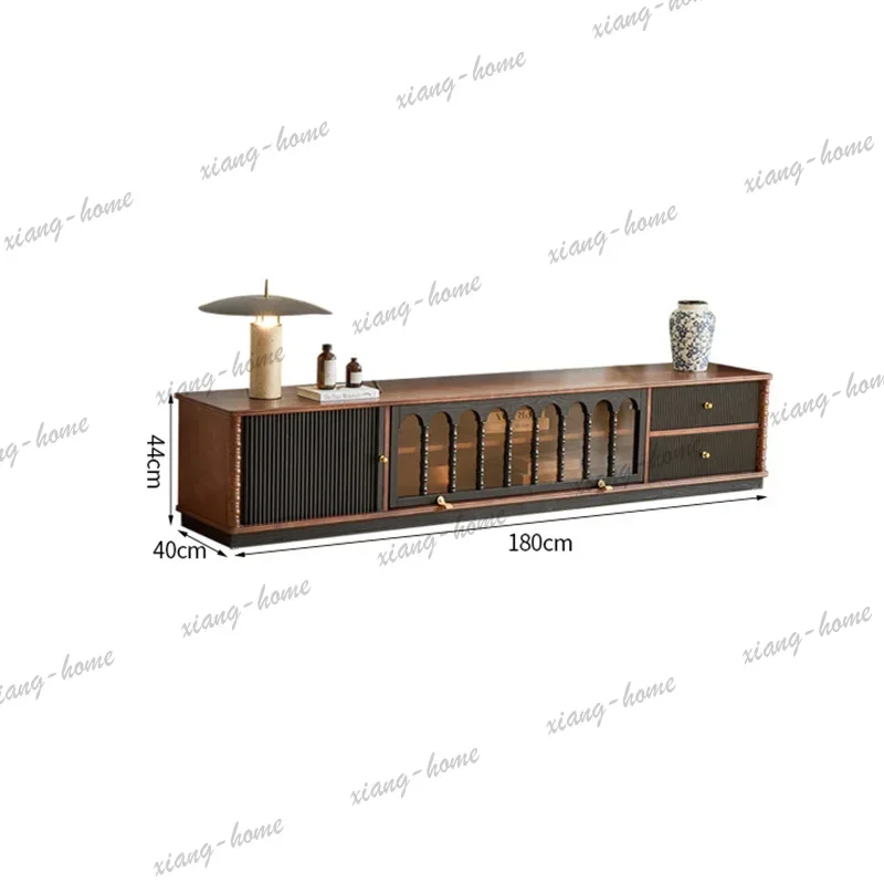 Factory Direct Elegant Classic Tv Cabinet Aesthetic Premium French Vintage Tv Cabinet Floor Luxury Meuble Télévision Salon Furni
