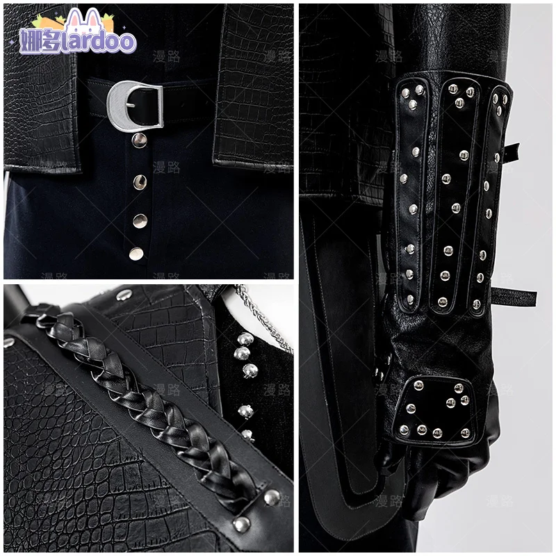 

Geral Witcher 5 Cosplay Costume Uniform Geralt of Rivia White Wolf Halloween Carnival Party Christmas Play Role Clothes Clothing