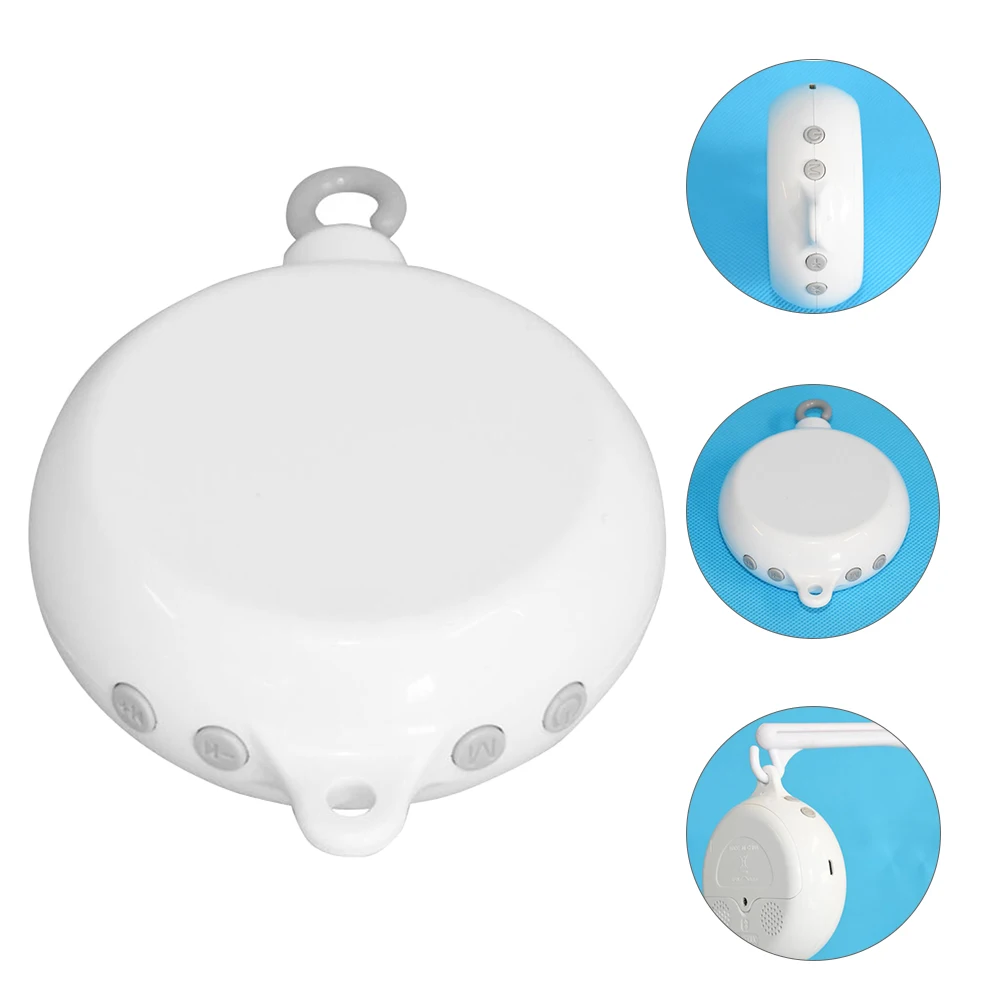 Elektrische Babybett-Musikglocke mit rotierendem mobilem 12-Melodien-Beruhigungsgerät für Säuglingsschlafkomfort, Kinderzimmerdekoration