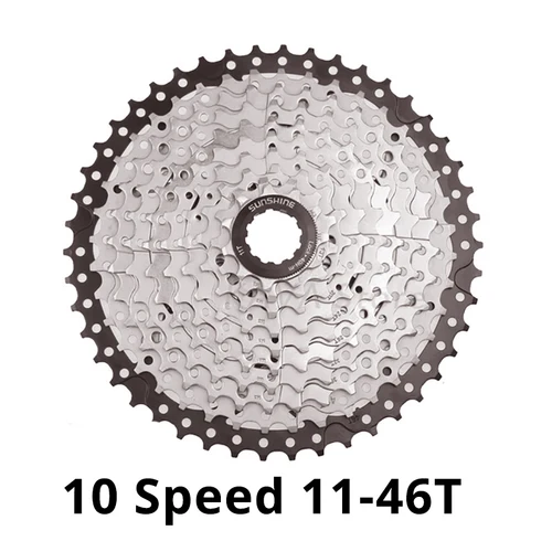 Imagen 2 del producto SUNSHINE casete de 10 velocidades 10S 11S 12S MTB bicicleta de carretera rueda libre 10V 11V 12V 36/42/46/50T 52T para Deore M6000 M6100 SRAM