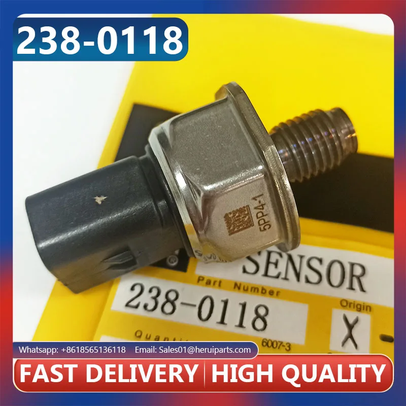 238-0118 2380118 Fuel Rail Pressure Sensor For Excavator 312D 313D 319D 320D C4.2 C6.4 3066 5PP4-1 Sensor