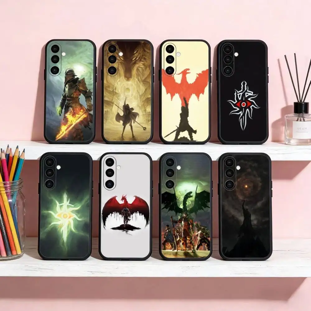 

Dragon A-Age Inquisition Phone Case For Samsung Galaxy A91,80,73,72 ,71,53,52,32 ,31,22,21s,20,Soft Black Case