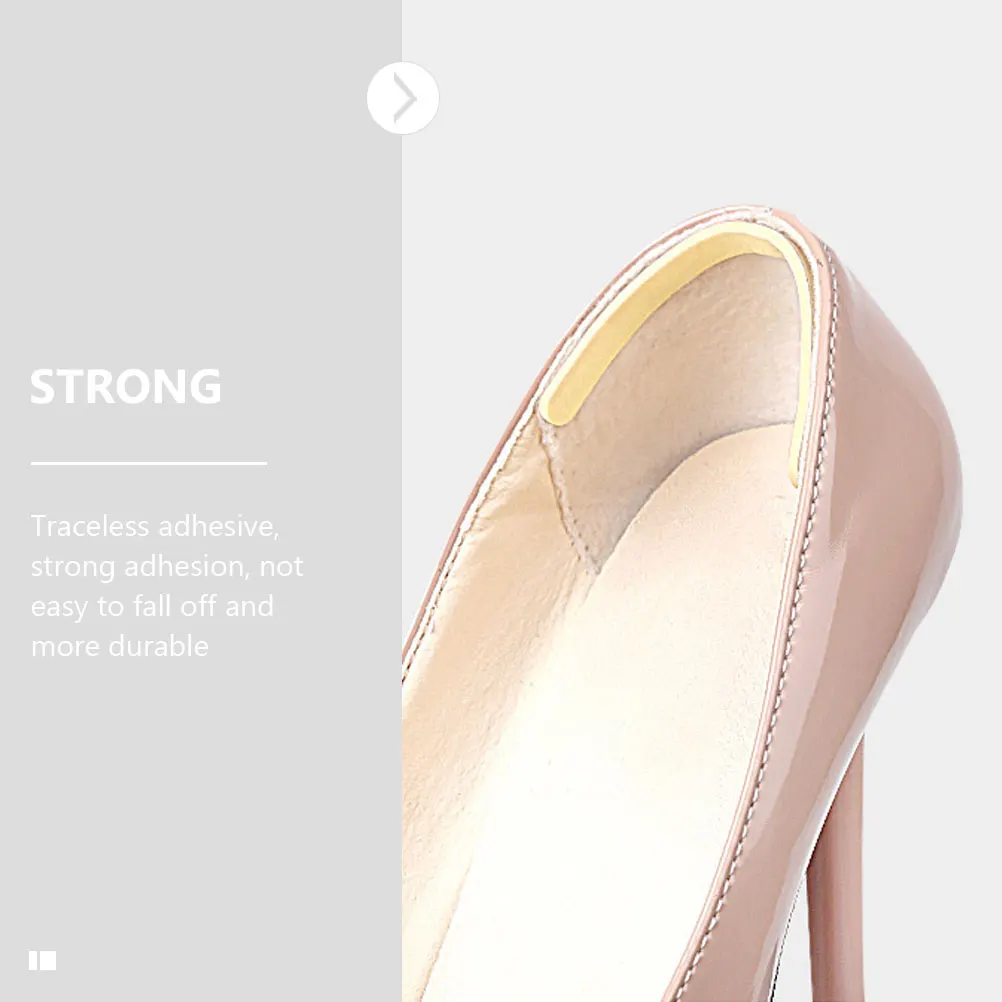 

2 Sheets Anti-wear Shoe Edge Stickers Heel Liners Premium Materials Cut to -resistant Heel Pads Stop Sliding Prevent