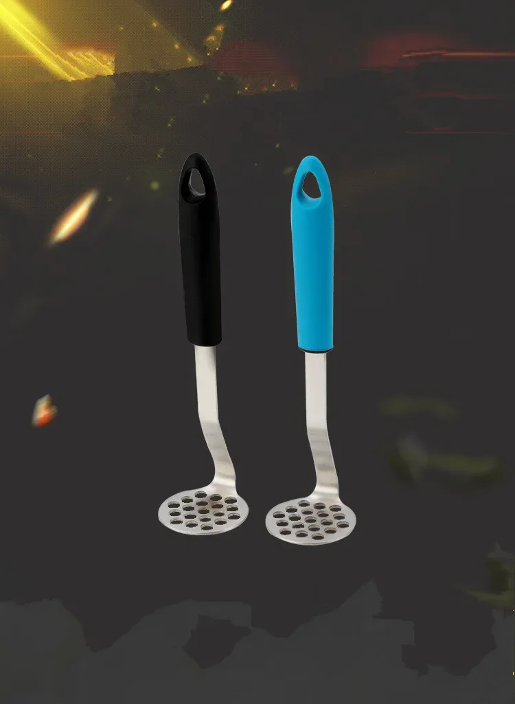

New 304 Stainless Steel with Plastic Hand Held Potato Masher Ricer Puree Juice Maker Presser PI 008