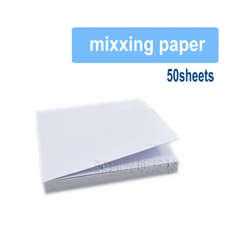 50 sheets Dental Mixing pad mixxing paper 76mmx76mm  Poly Coated Paper For Mixing Dental Materials