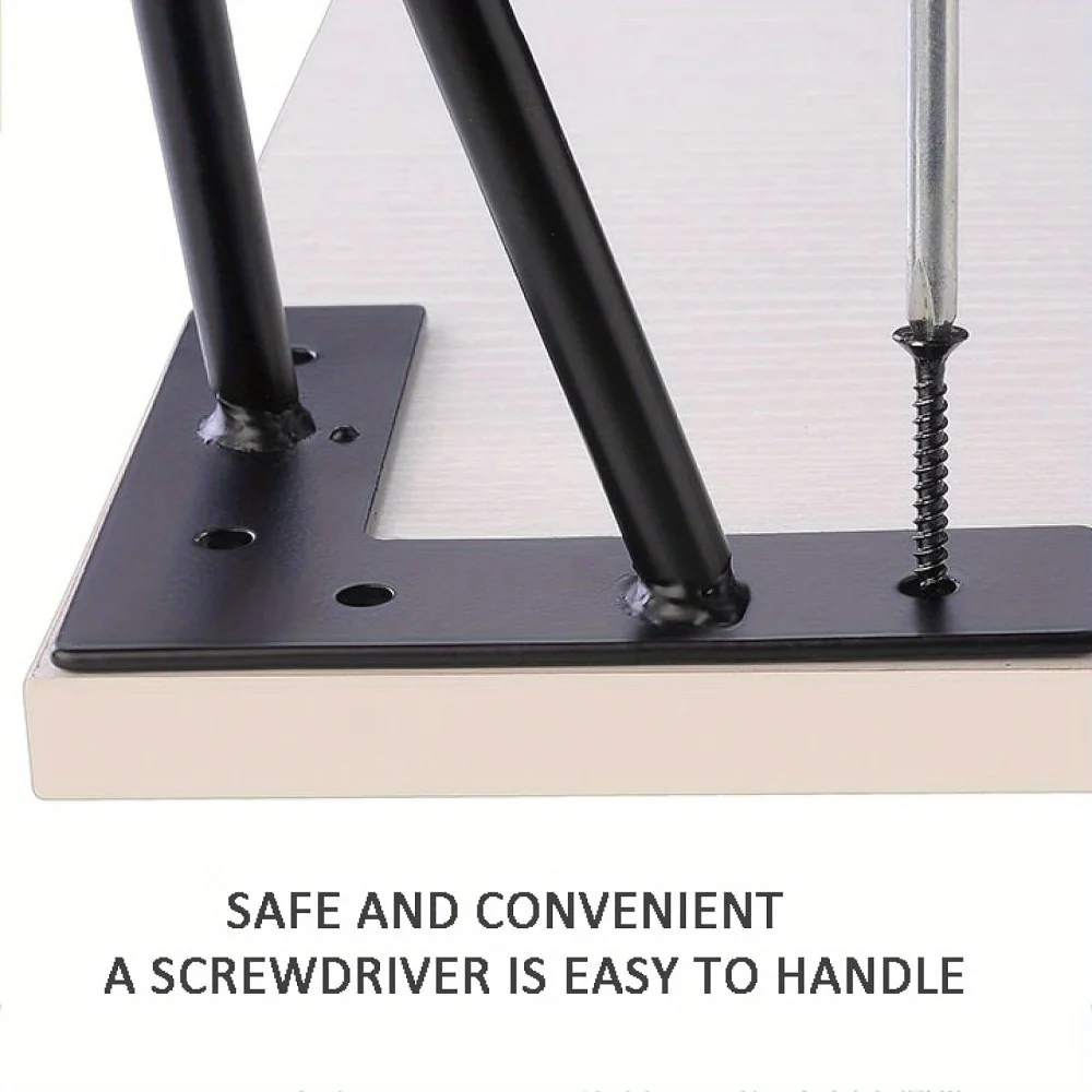 4 قطع أرجل خزانة معدنية، أرجل خزانة الحمام مع براغي، أرجل الأريكة غير القابلة للانزلاق، أرجل الأثاث #4