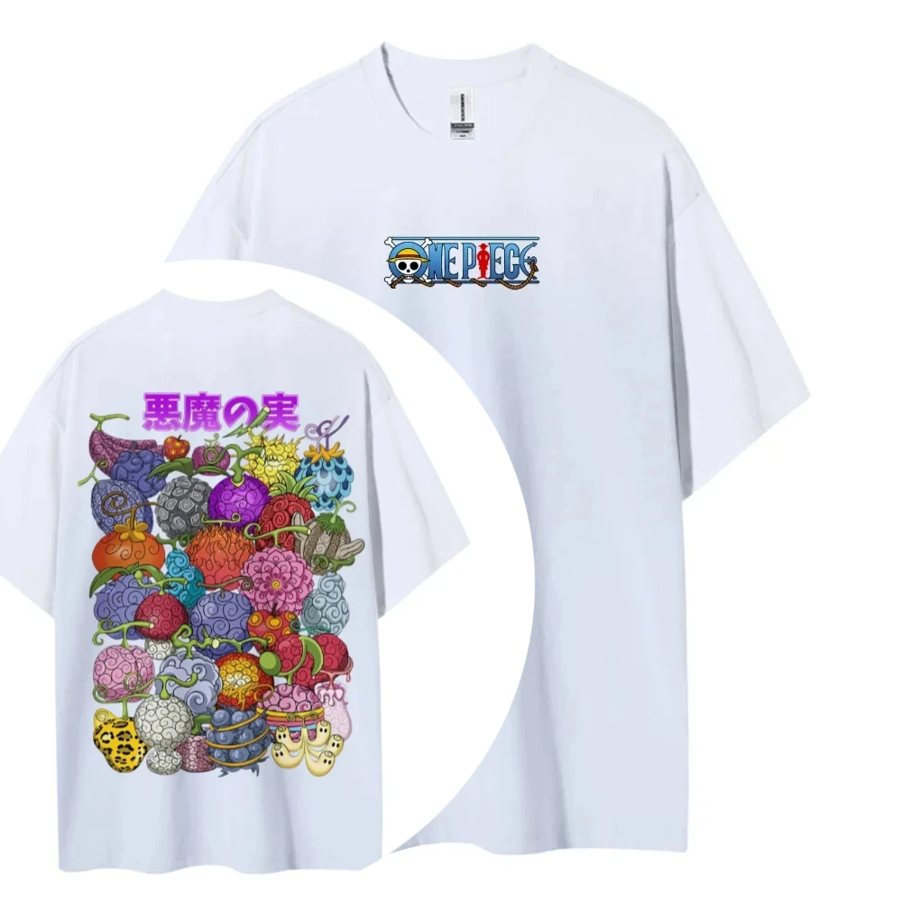 ONE PIECE Animation Derivatives Printed Short Sleeve T-Shirt Men's and Women's 2026 Summer New Fashion Casual Cotton Popular
