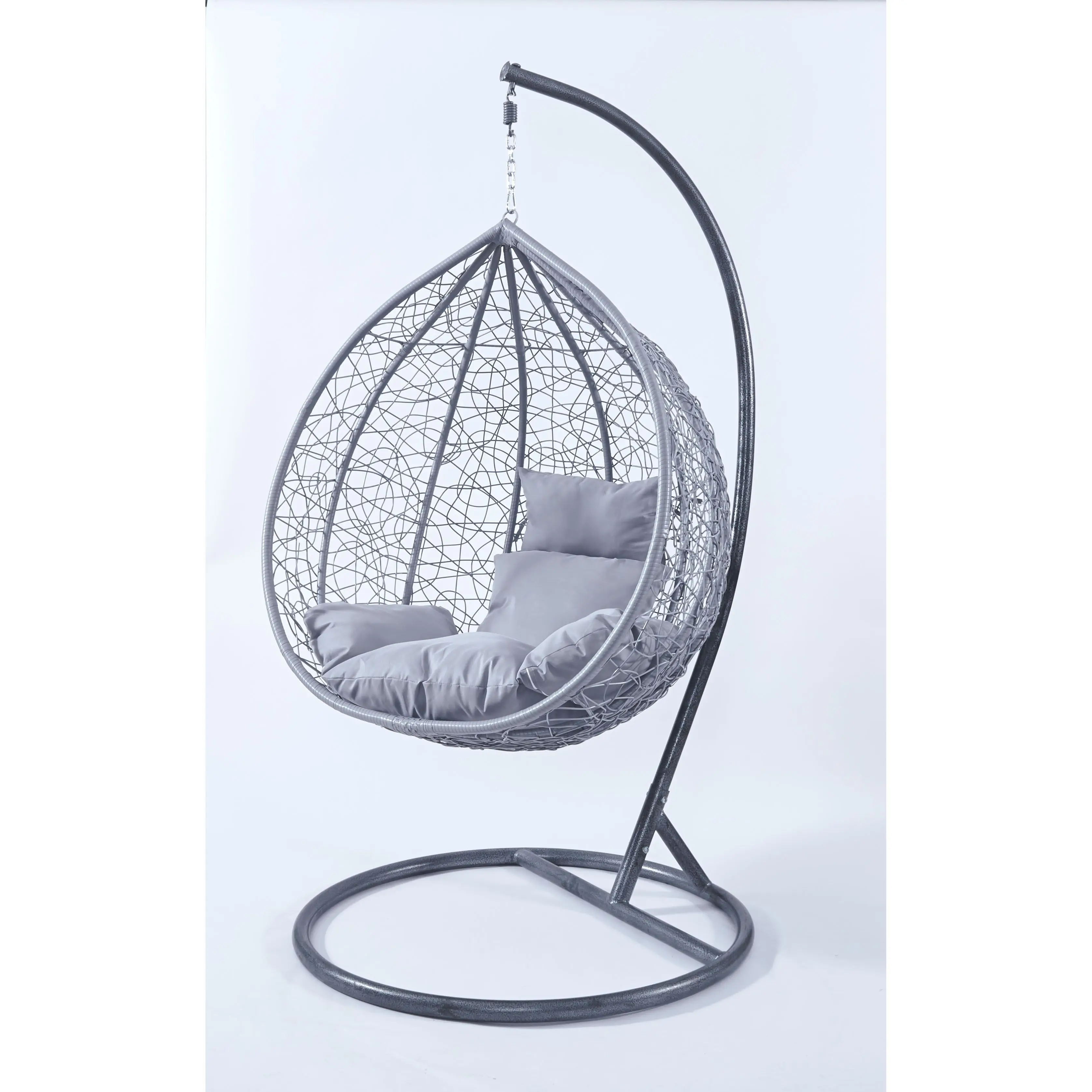 كرسي بيضاوي معلق ثابت من الخوص - مراجعة Outdoor Furniture India وسعره