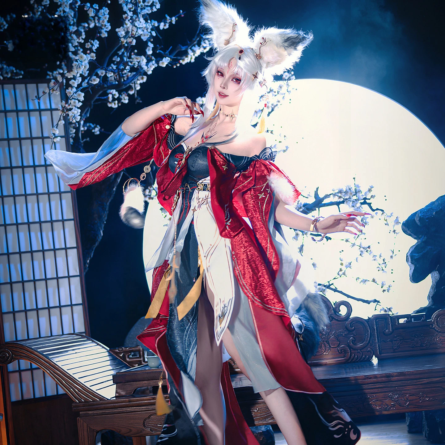 Wuthering Waves Hsin Moon Fox - Anime Cosplay In Chinese review and price