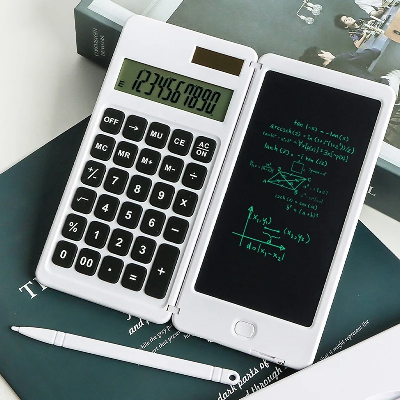 Multifunctional Solar Calculator Board With Writing Board For School Calculator Students' Financial Office