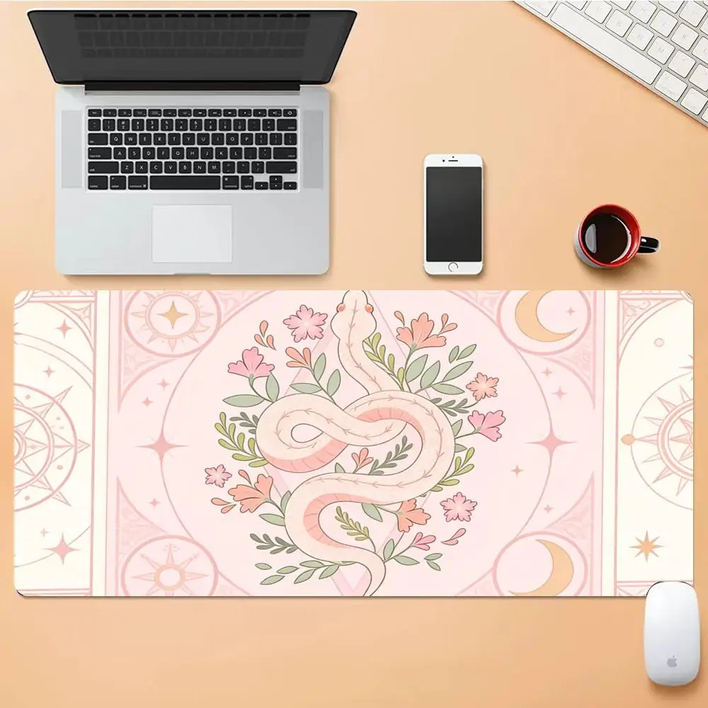 

XAXC Desk Mouse Pad Cute Mystery Constellations Desk Mat Computer Pads Tarot HD Desk Pad Extended Gaming Keyboard Mats Large XXL