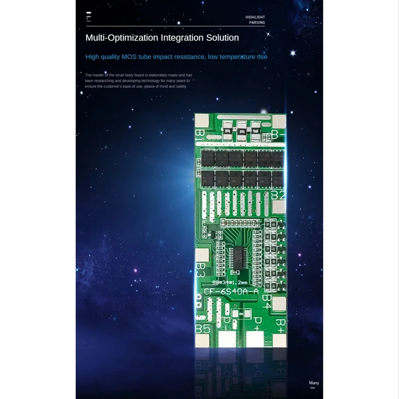 Top-Angebote 6s 24v ternär mit Ausgleich gleichen Mund bms Lithium-Batterie-Schutz platine für Elektro fahrzeuge Dreirad