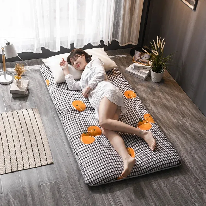 Extra Thick Foldable Floor Mat,Ultra Soft Tatami Mattress for Napping,Portable Ground Sleeping Pad for Dormitory,Living Room Use