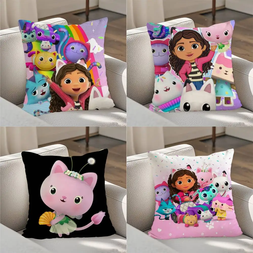 

Gabbys Mercat Cat Pillow Case Luxury Double-sided For Car Pillows 45x45 Cushions Cover Home And Decoration Sofa Pillowcase 50x50