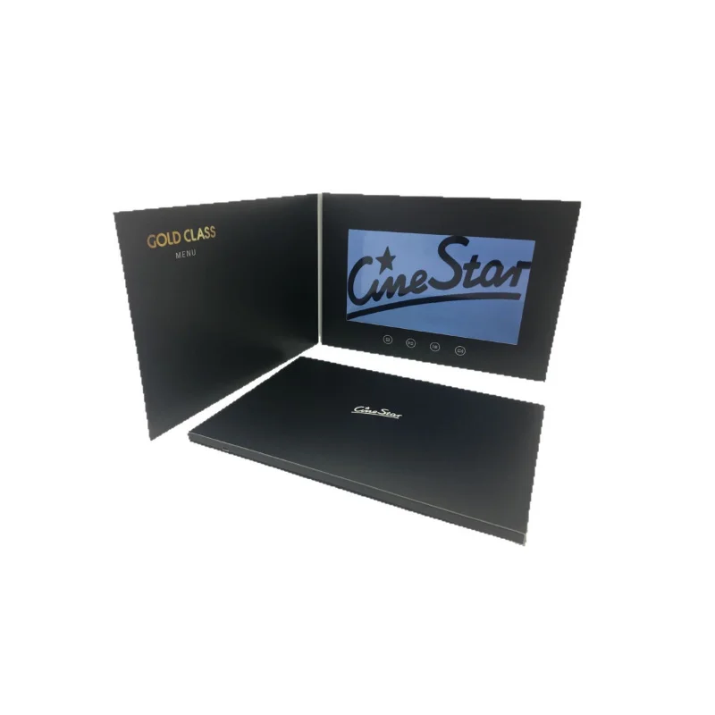 Customized. Factory Direct Sale 10.1inch IPS Video Brochure Video Greeting Card A5/A6/A4 Electronic Commemorative Holiday Greeti