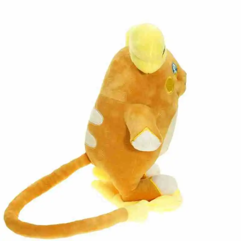 Muñecos de peluche TAKARA TOMY Pokémon Alolan Raichu para niños, muñecos de animales suaves, regalo de cumpleaños, 30CM