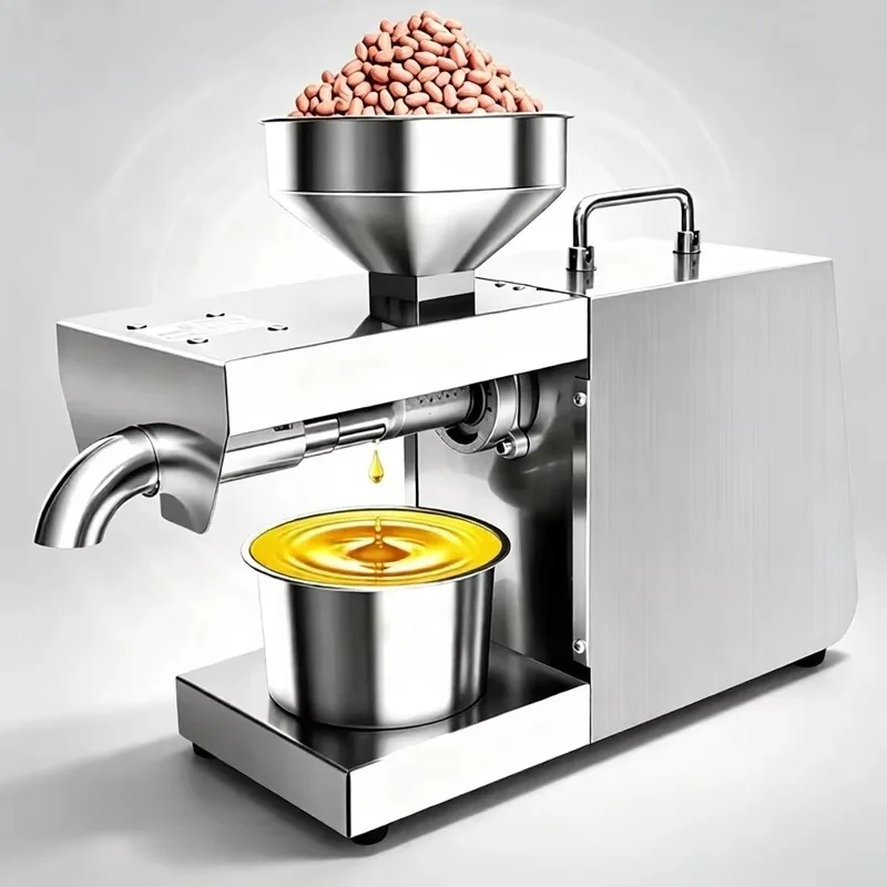 Stable Mechanical Press Extracts Grain Seed Oil Low Fault Rate Reduce Machine Stop Times Oil Press Machine