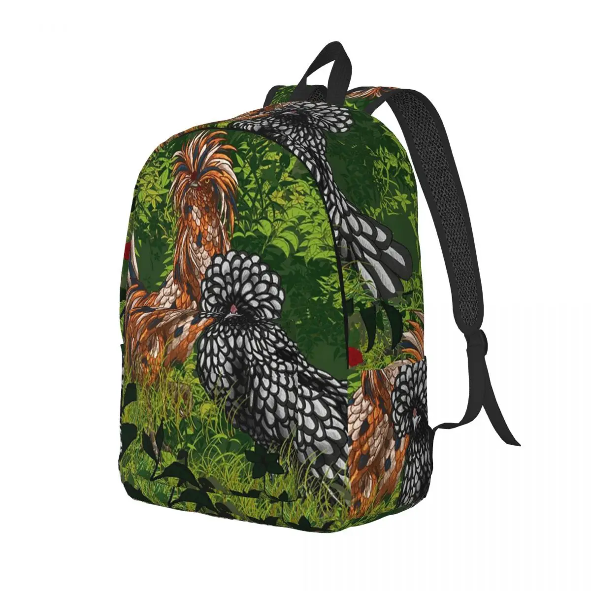

Rooster And Chickens Orchard Chicks And Fruits Backpack Daypack Large Capacity BookBag School Bag Shoulder Bags for Men Women