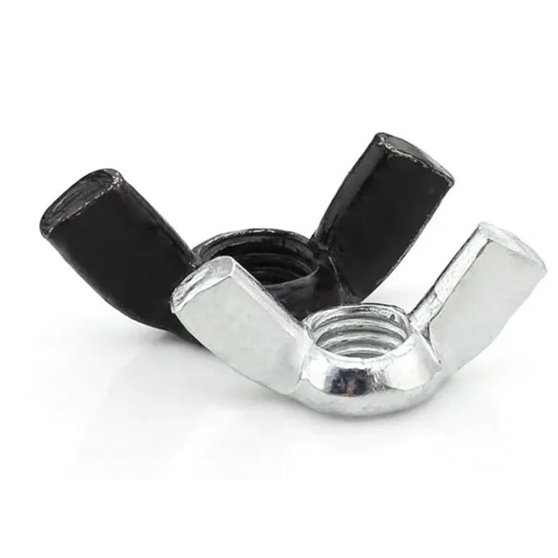 

M3/M4/M5/M6/M8/M10/M12 black zinc white zinc carbon steel wing nut butterfly nut thumb nut fasteners hardware615