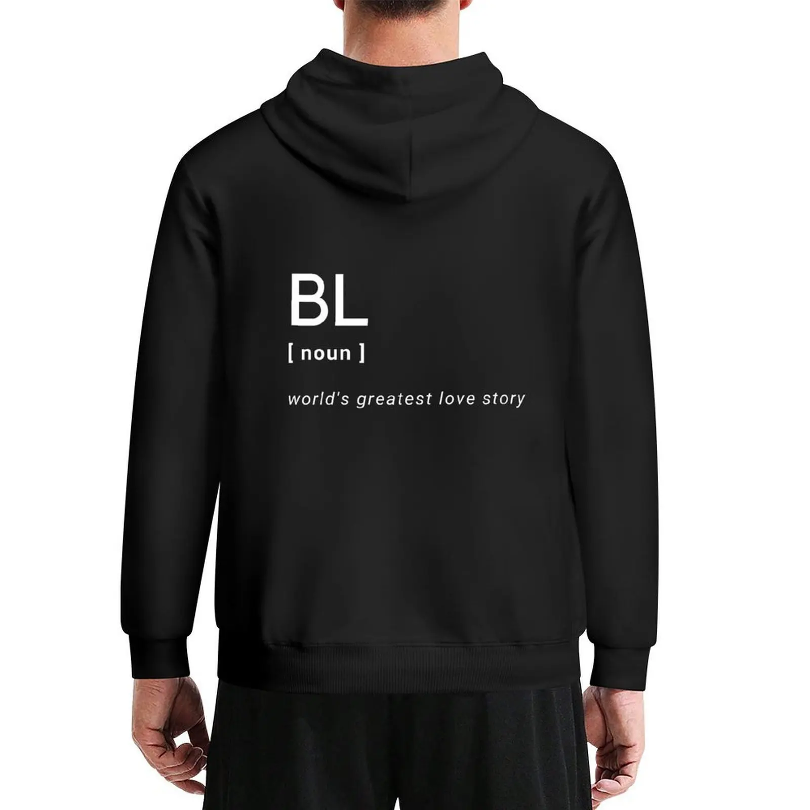

BL Noun World's Greatest Love Story Hoodie male clothes blouse autumn jacket men men's autumn clothes hoodie streetwear
