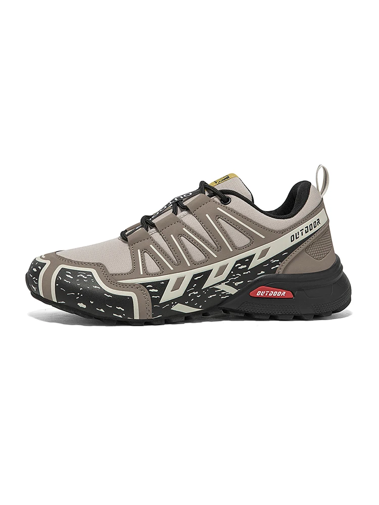 Herren-Wanderschuhe für den Außenbereich, wasserdicht, rutschfest, für jedes Gelände, Sportschuhe mit breiter Zehenpartie, zum Wandern, Radfahren, Camping, Jagd, Wanderschuhe – Detail 10
