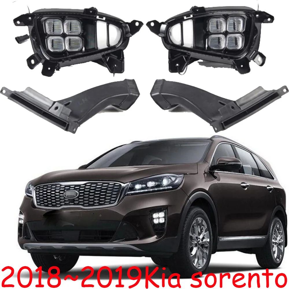 2018 2019y headlight sorento daytime light,LED,4pcs eyes,car accessories,headlamp sorento fog light