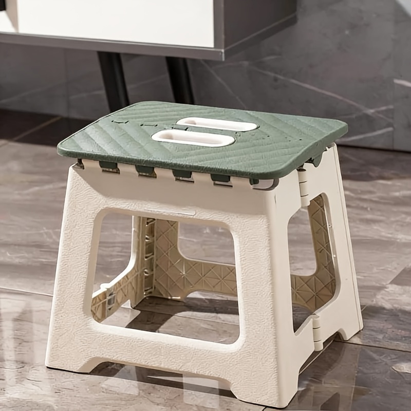  Multiple sizes available, extra-large foldable step stool, single pack, non-slip, sturdy and lightweight ABS plastic 