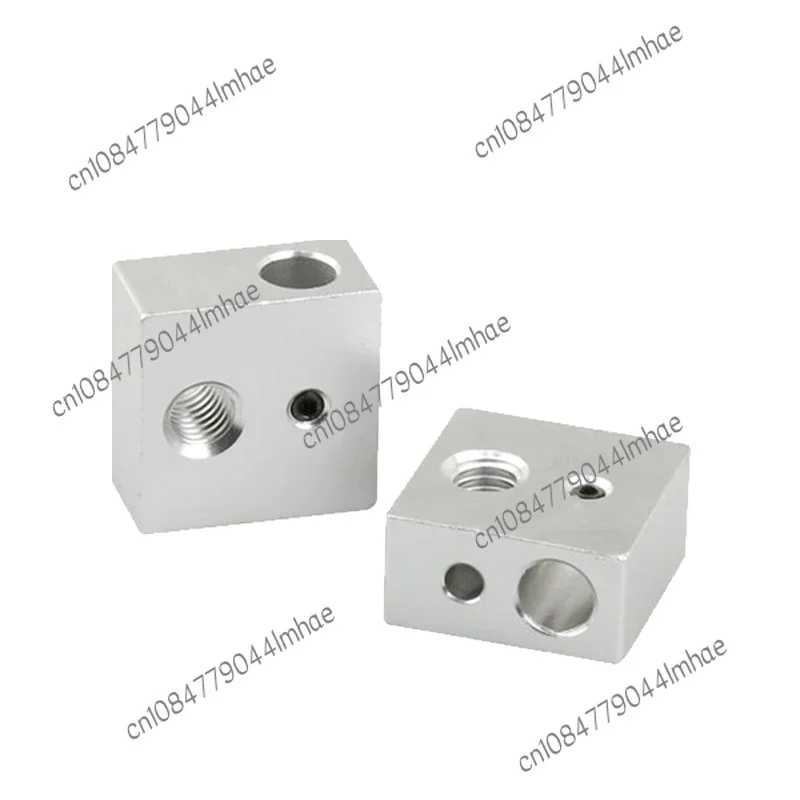 4 pieces/10 pieces 3D Printer Print Head Heating Block, Heating Aluminum Block Accessories