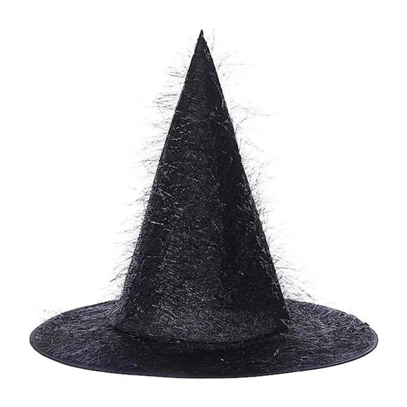 Q39C Halloween Cloth Witch Wizard Hat Party Headgear Devil Cap Taking Photo Props