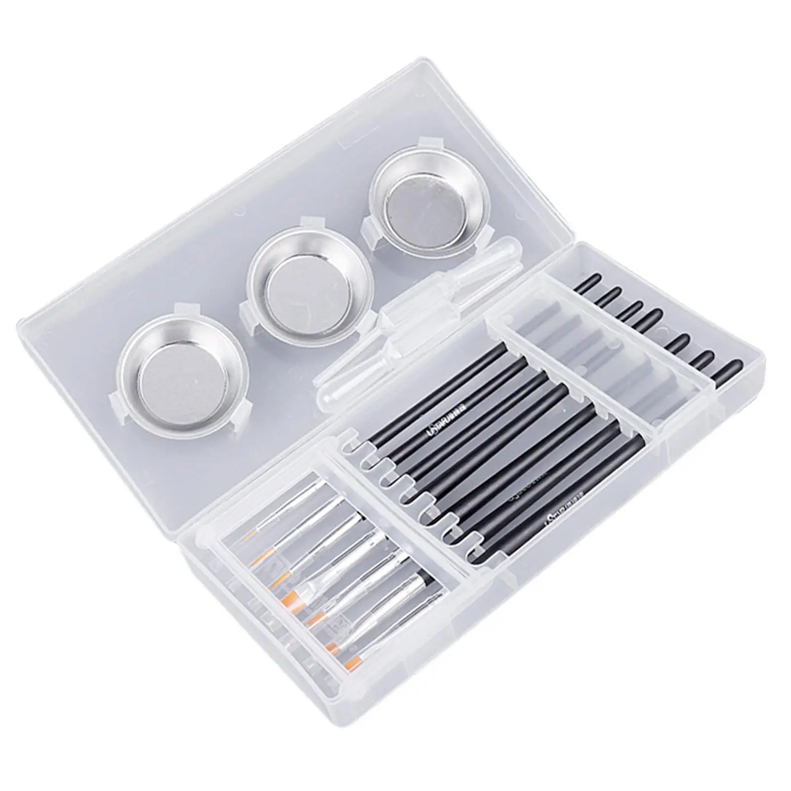 Painting Brush Palette Set Paint Tray Palettes for Model Building Tools Oil Watercolor Model Painting DIY Art Craft Painting