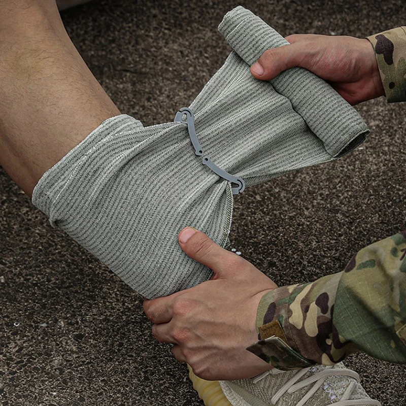 Rhino Rescue 4inch Israeli Bandage Wound Dressing Emergency Compression for Battle Dressing First Aid IFAK Trauma Military