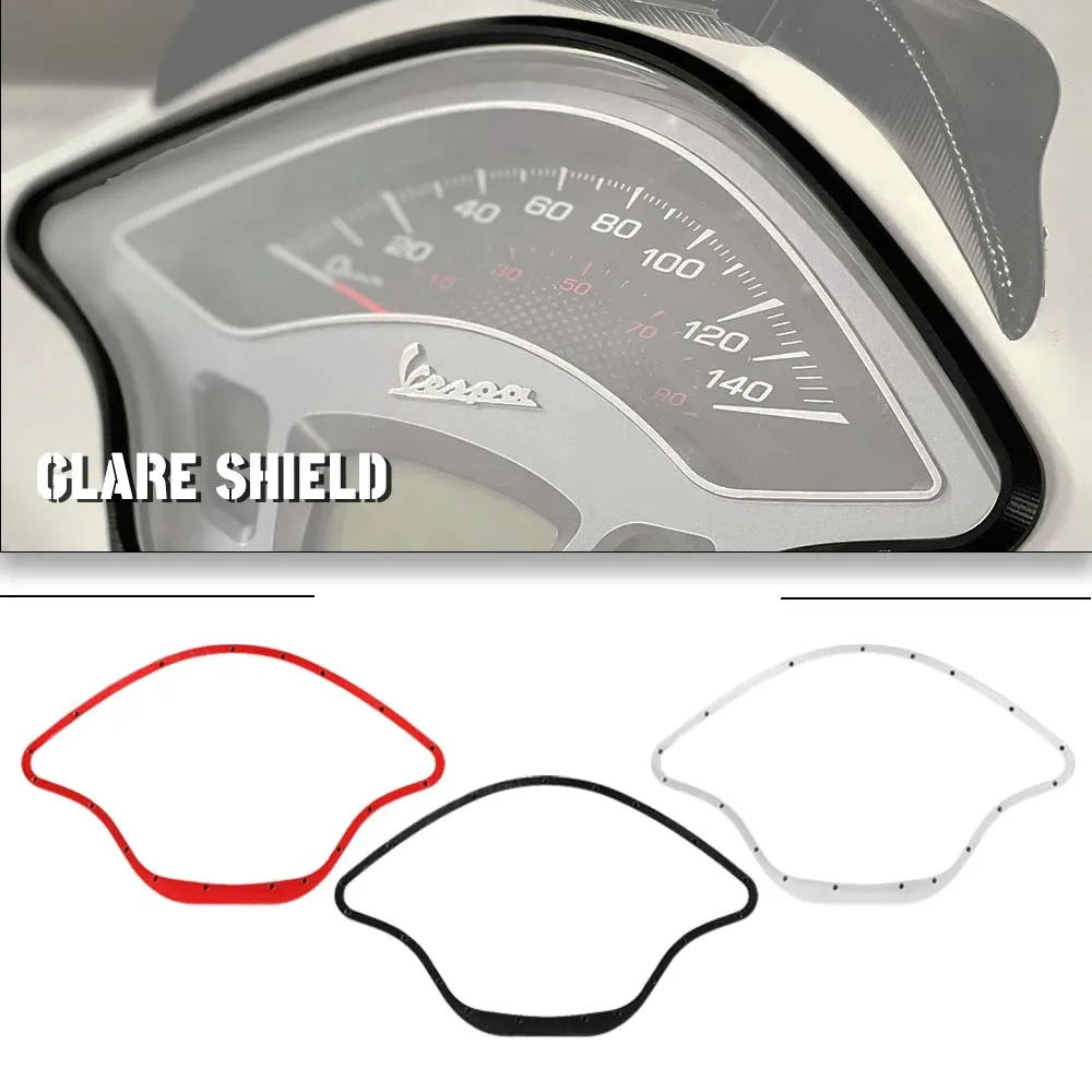 

For SPRINT PRIMAVERA 125 150 Aluminum Motorcycle Accessories Speedometer Frame Glare Shield 2013-2017 2018 2019 2020 2021