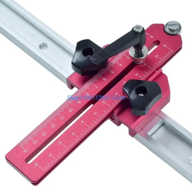 

Y6GD Precisions Woodworking Clamp Tool Adjustable Thin Rips Jig From 2-5/8Inch To 8Inch For Routers Tablesaw Compatibility