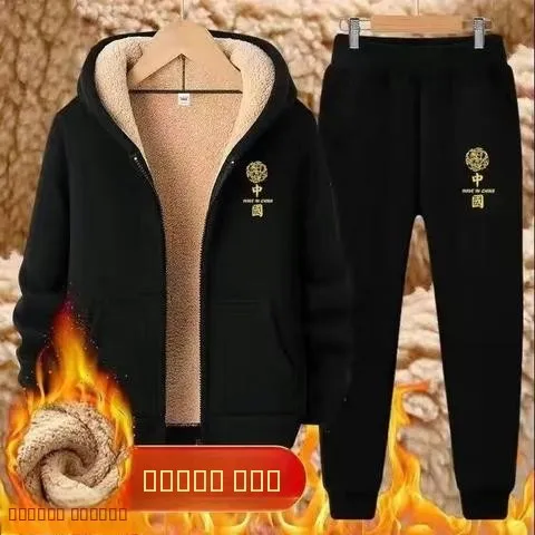 

Износостойкая мужская куртка из овечьей шерсти свободного кроя, зимняя рабочая одежда, молодежная модная термоизолированная хлопковая куртка с длинными рукавами на молнии