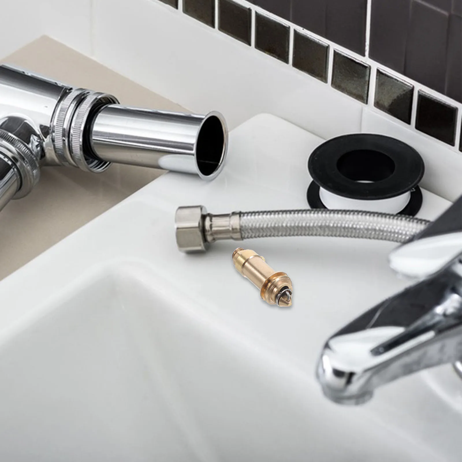 

3Pcs Universal Core Drain Plug Popup Mechanism Water Retention Effortless Control Bathroom Accessories