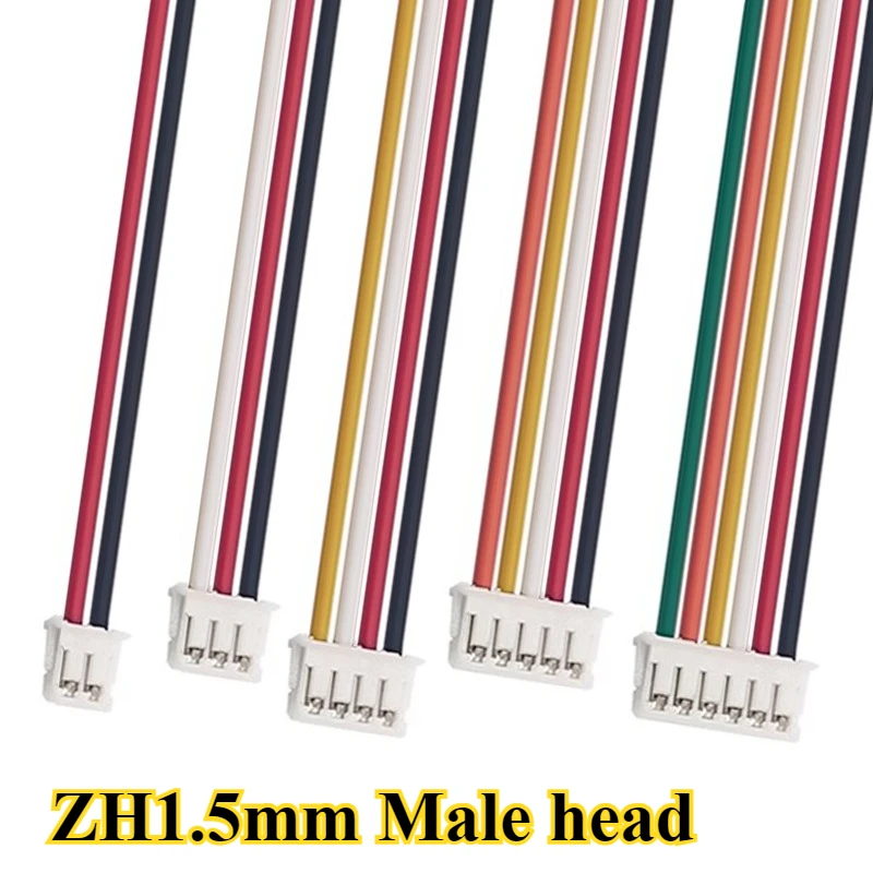 

3/5/10Pcs/lot ZH1.5mm Male to PH2.0mm Female 2P/3P/4P Adapter Conversion Cable Connector Wire Length 15cm 28AWG Electronic Wire