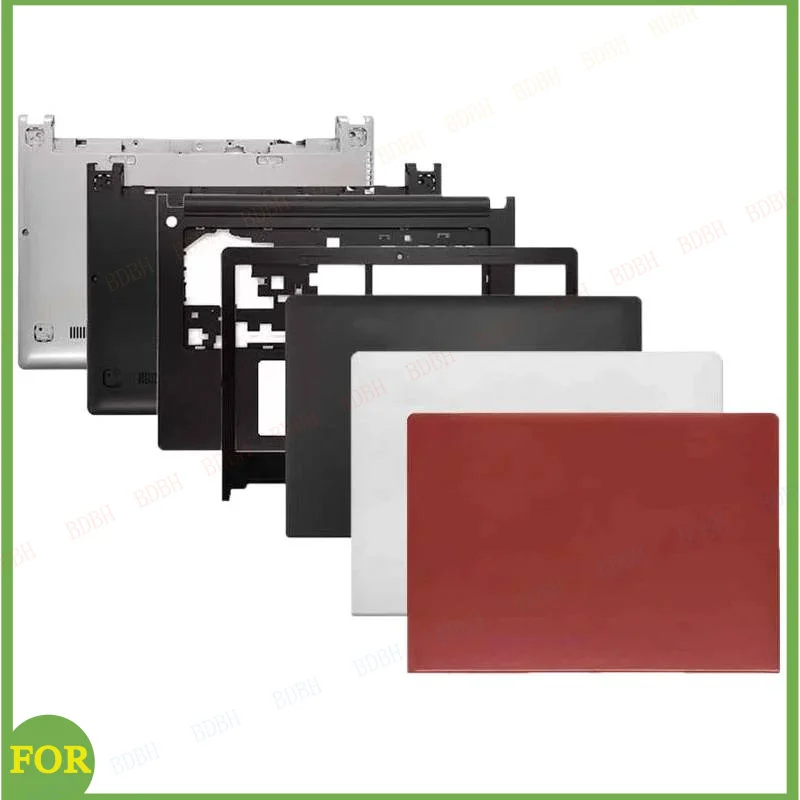 

Новая оригинальная (OEM) задняя крышка ЖК-дисплея, передняя панель, подставка для рук, нижняя крышка, петли ABCD для ноутбуков IdeaPad S400 S410 S405 S40-70