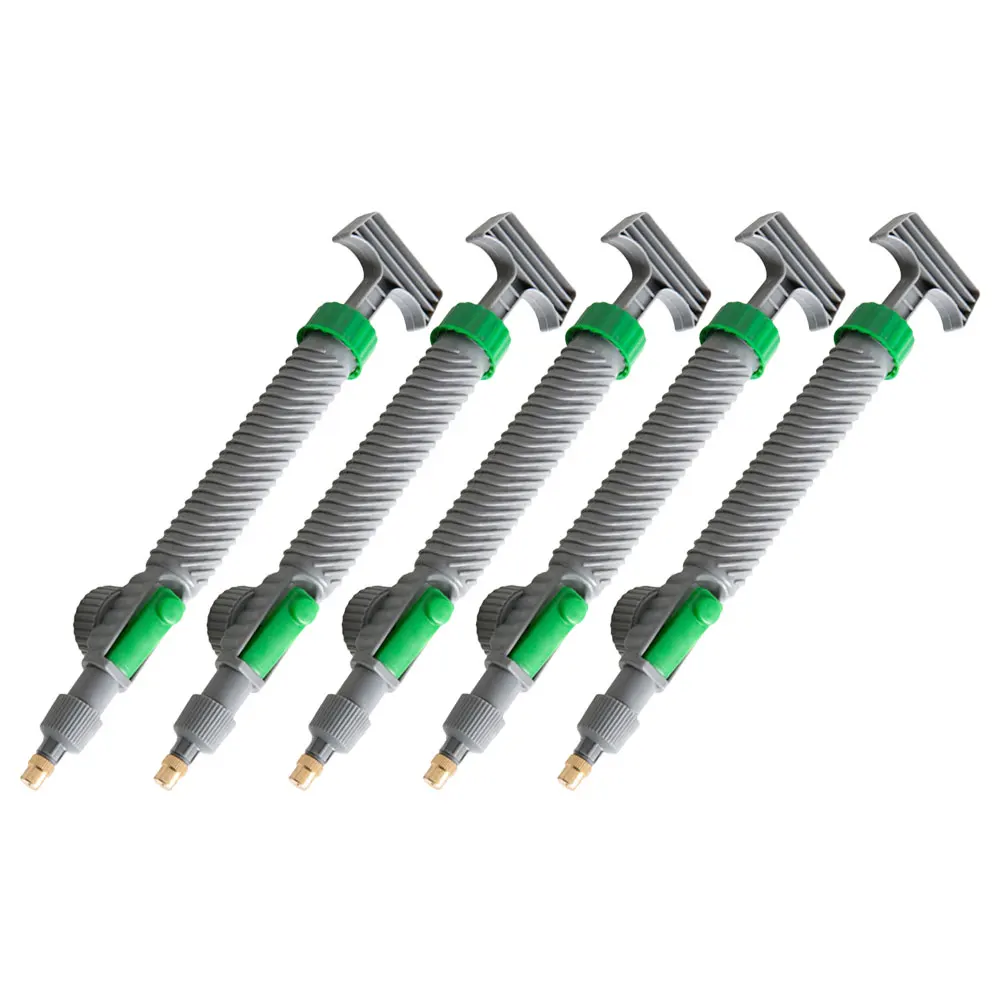 

5 Sprayer Nozzles Bottle Tops High Pressure Mist Durable Spray Bottles Handheld Sprayers PP Material Rust Proof Iron Rod Garden