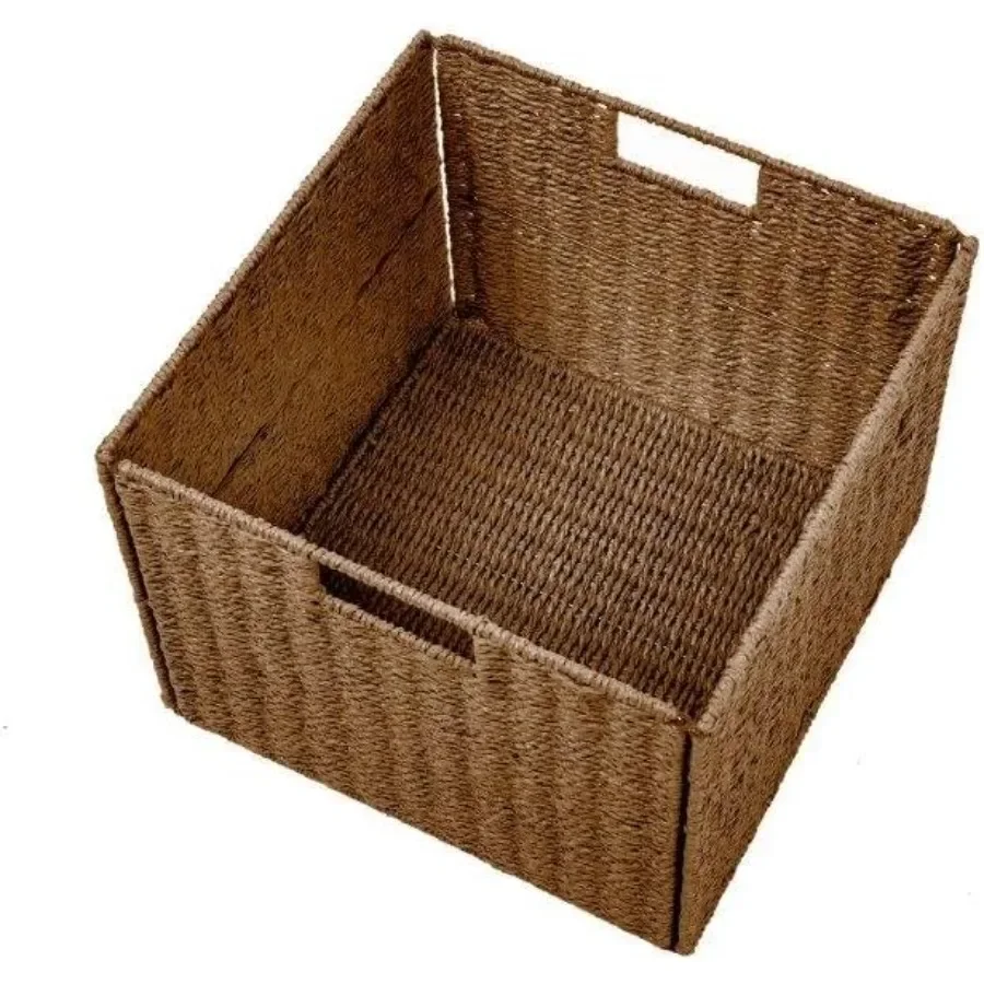 4-Pack Collapsible Storage Basket, Space-Saving Organizer for Multi-Room Clutter Control