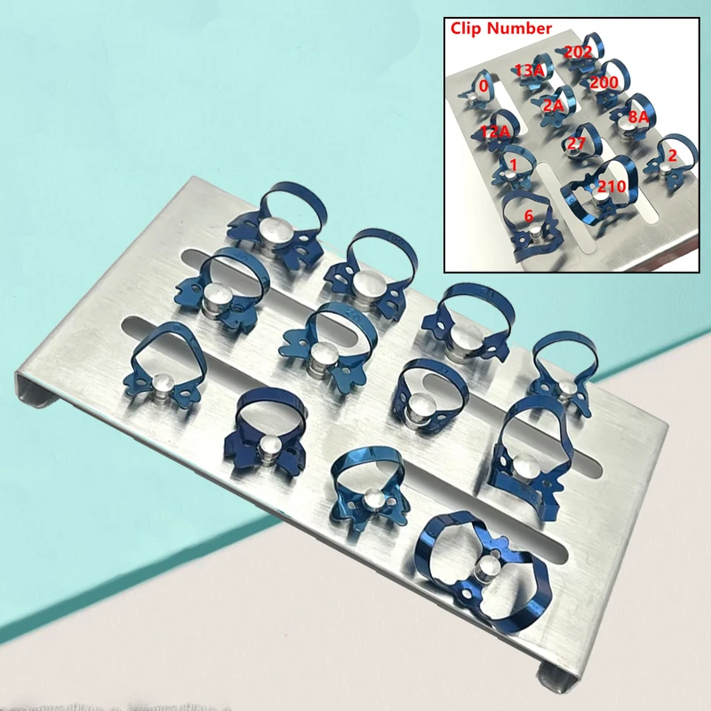 

Dental Rubber Dam Holder Stainless Steel Clamps Dentist Lab Instrument Material Tools