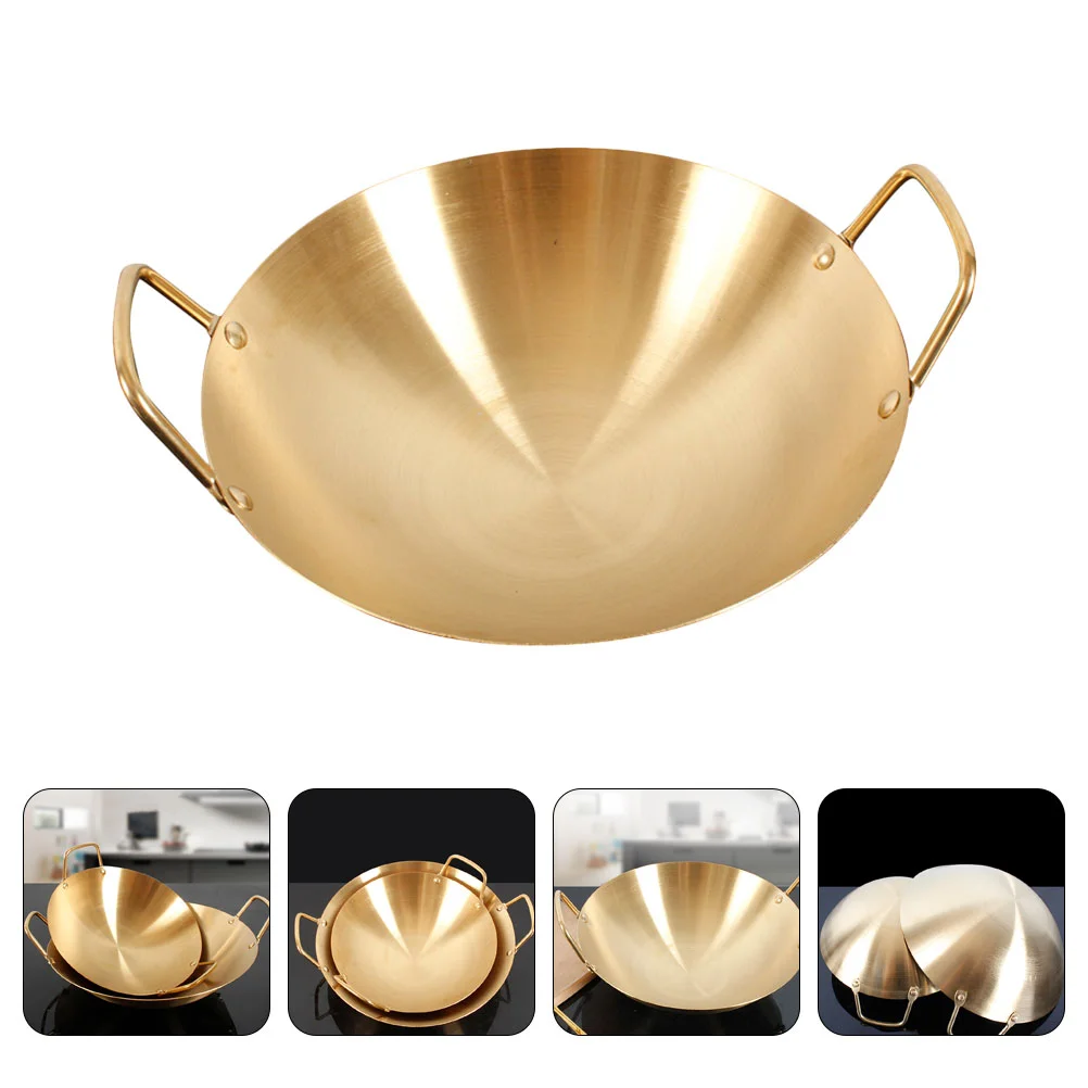 

Amphora Golden Pot Hot Stainless Kitchen Cookware Seafood Steel Ramen Without Divider Multi-purpose Kitchenware Cooking