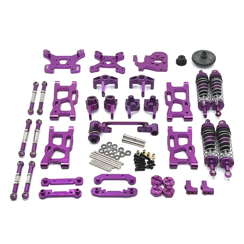 

Wltoys 144001 144010 124017 124019 124007 RIaarIo XDKJ-001 XDKJ-006 AM-X12 Комплект металлических обновленных деталей RC Автомобильные аксессуары OP