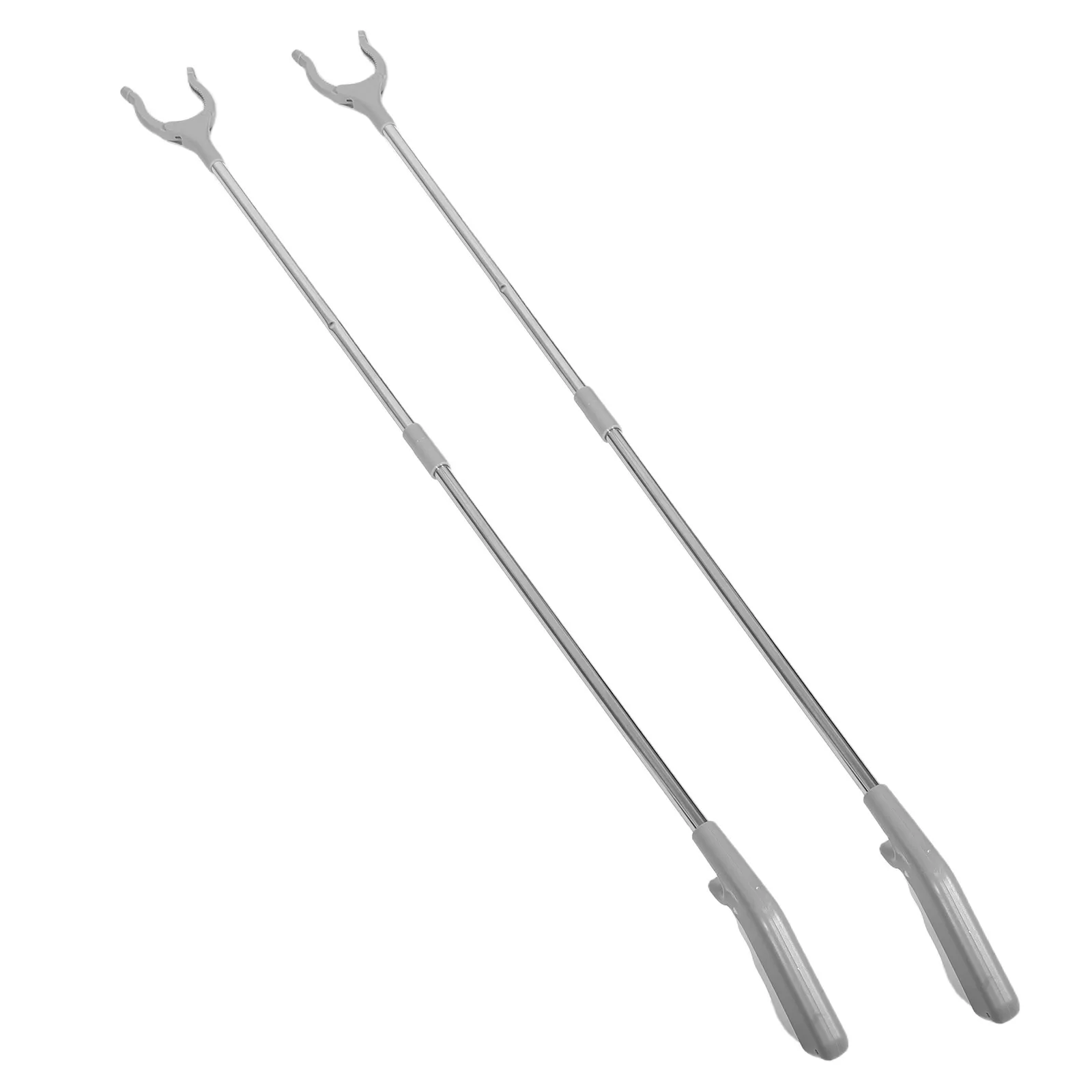 2Pcs Heavy Duty Foldable Trash Picker Reacher Tool Extra Long Lightweight Grab Stick for Seniors Stick Grabber Reacher Tool