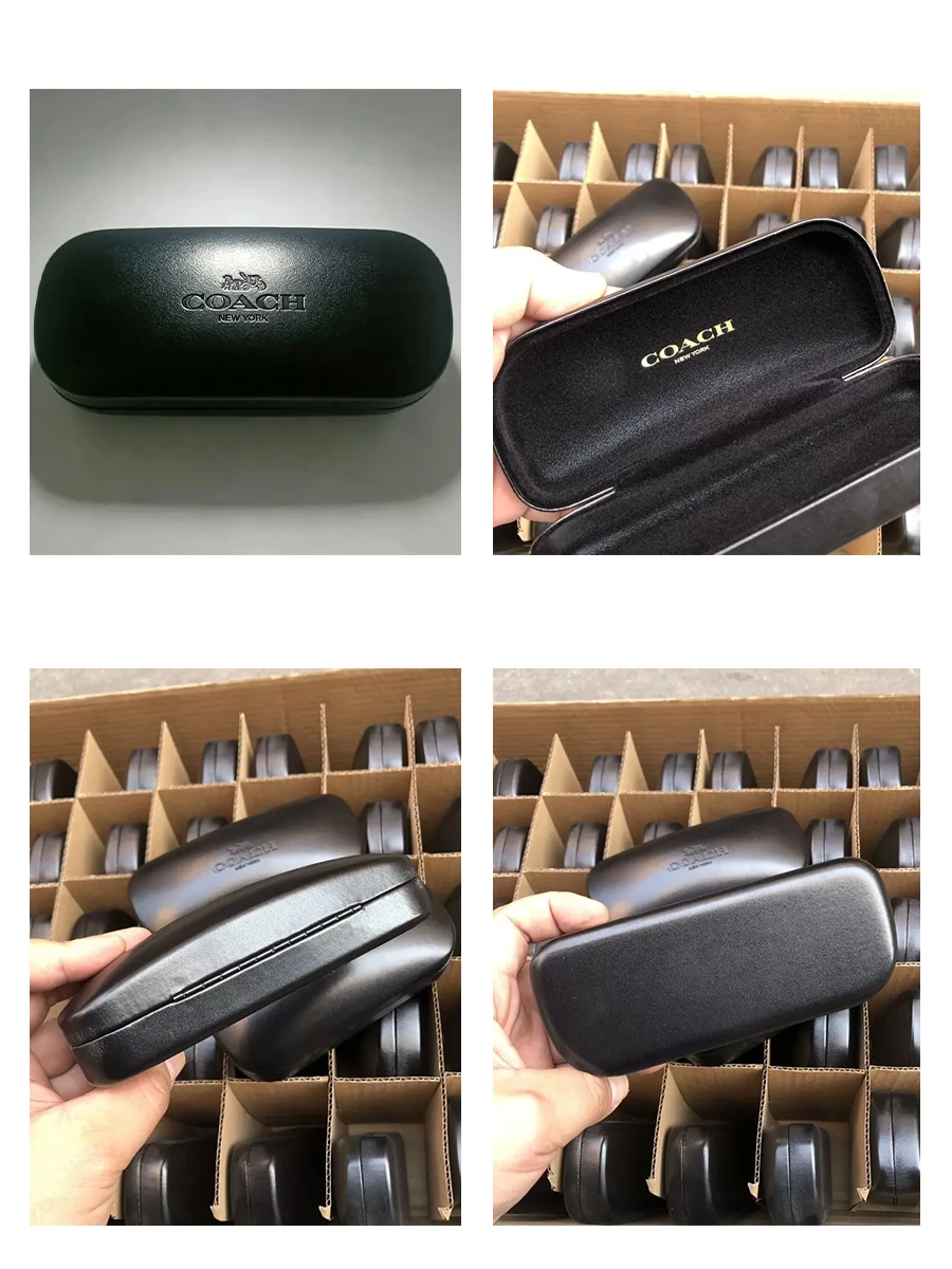 COACH ブラックハードメガネケース耐衝撃性耐圧ポータブル - Men'S Accessories Coach のレビューと価格