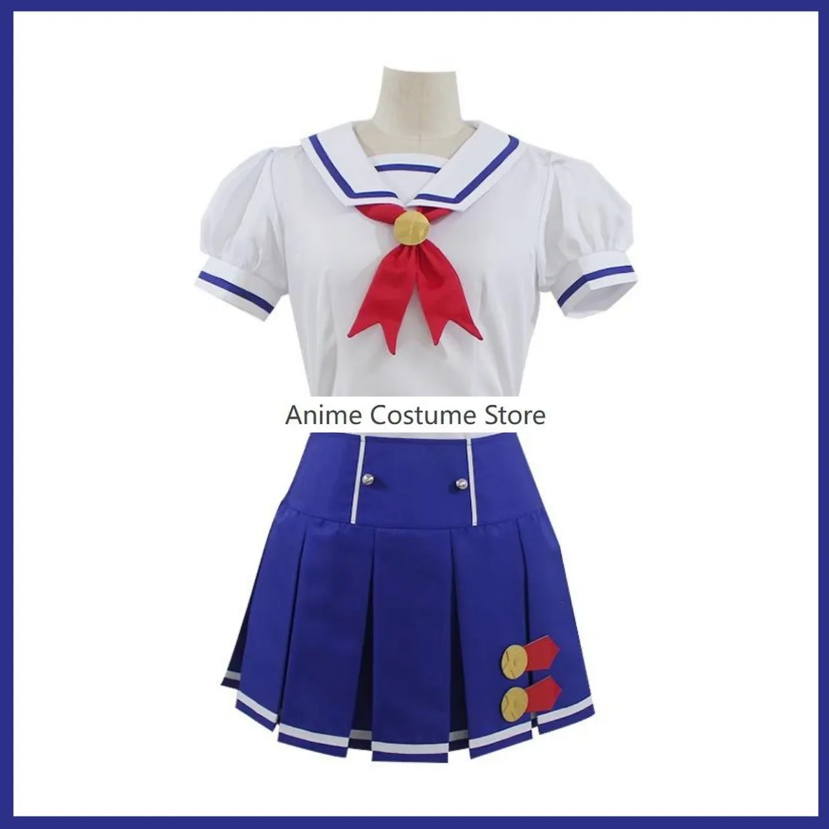 Anime Aikatsu！Hoshimiya Ichigo Cosplay Costume Wig White Shirt JK School Uniform Skirt Woman Kawaii Sexy Halloween Sailor Suit