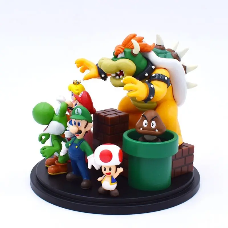 Nueva Figura Amiibo ARTSWIFT de la Serie Super Mario Odyssey, Peach, Browser, Yoshi, Luigi, Versión Asiática Original, Sin Bloqueo Regional, En Stock
